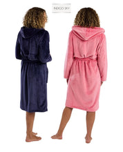 Charger l'image dans la galerie, Ladies Playful Pooch Super Soft Fleece Hooded Gown
