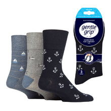 Carica l&#39;immagine nel visualizzatore di Gallery, 12 Pairs Men&#39;s Gentle Grip Cotton Socks Denim Icons
