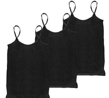 Load image into Gallery viewer, Annuci Ladies 3pk Cotton Rich Vest Tops
