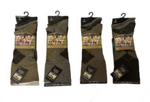 Afbeelding in Gallery-weergave laden, 12 Pairs Mens Luxury Alpaca Blend Traditional Argyle Brown Socks
