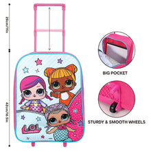 Load image into Gallery viewer, Official L.O.L Surprise! Foldable Standard Trolley Backpack
