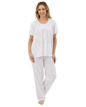 تحميل الصورة إلى عارض المعرض، Ladies 100% Jersey Cotton Harvest Floral Short Sleeve Pyjamas

