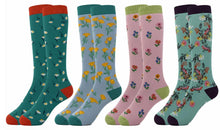 تحميل الصورة إلى عارض المعرض، 12 Pairs Ladies Super Soft Welly Socks Spring Flowers
