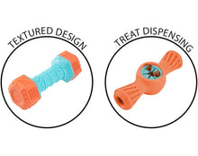 Afbeelding in Gallery-weergave laden, 12 Pack Rubber Textured &amp; Treat-Dispensing Dog Toy 18cm Assorted
