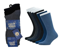 Charger l'image dans la galerie, Men's 100% Cotton Premium Quality Socks 4 x 3 Pair Pack
