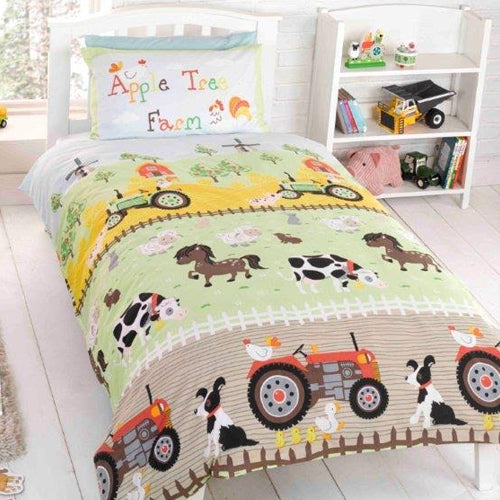 Appletree Farm Childrens Duvet Cover Bedding Set Single