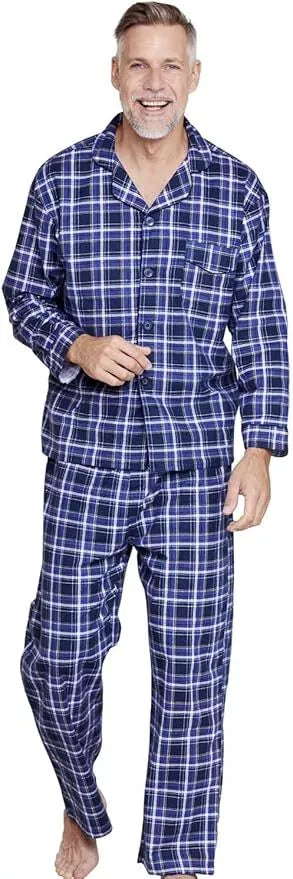 Men's Cambridge Check Brushed Cotton Pyjamas