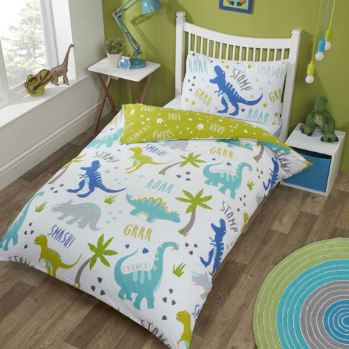 Roarsome Childrens Duvet Cover Bedding Set Single