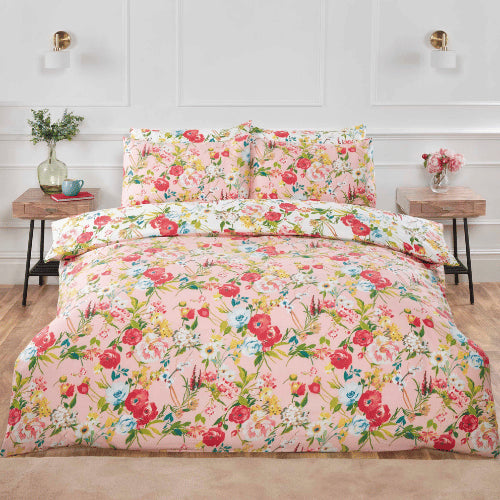 Ashbourne Blush Duvet Cover Bedding Set