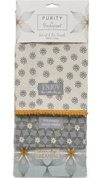 Purity Tea Towels 3 Pack