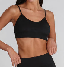 تحميل الصورة إلى عارض المعرض، Ladies &amp; Girls Pull On Activewear Black Bra Top
