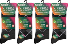 Charger l'image dans la galerie, 12 Pairs Men's Diabetic Flexible Non-Binding Loose Elasticated Soft Top Socks UK Size 6-11
