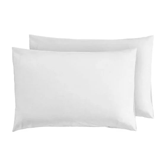 Percale Pillowcases 2 Pack White