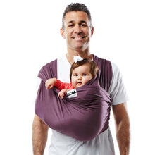 Carica l'immagine nel visualizzatore di Gallery, Baby K'tan Solid Cotton Carrier Eggplant Size S
