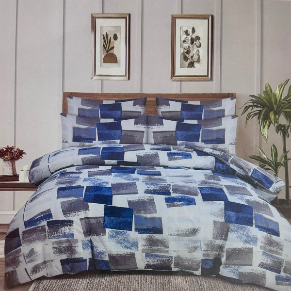 Amelia Contemporary Complete Bedding Set Blue