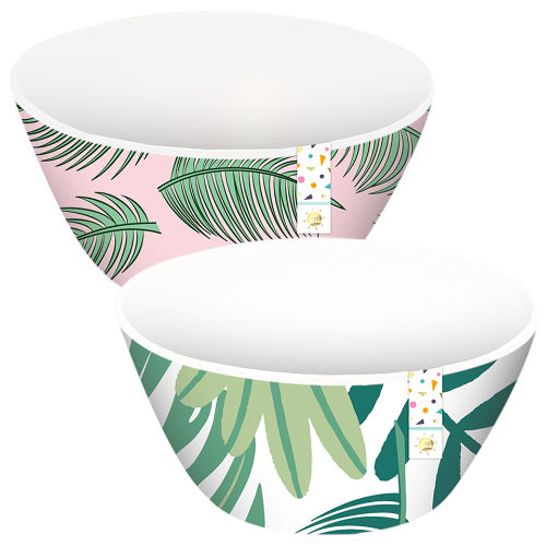 Summer Party Leaf Picnic Bowl Set of 12