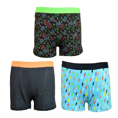 3 Pack Boys Gaming Trunks Tom Frank