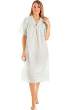 Load image into Gallery viewer, Ladies V Neck Embroidery Anglaise Nightdress
