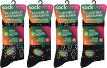 Charger l'image dans la galerie, 12 Pairs Men's Diabetic Flexible Non-Binding Loose Elasticated Soft Top Socks UK Size 6-11
