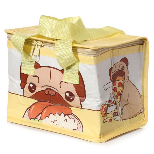 Recycled Plastic Cool Bag Mopps Pug Set of 3