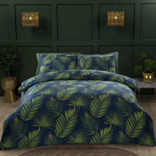 Palma Green Duvet Cover Bedding Set