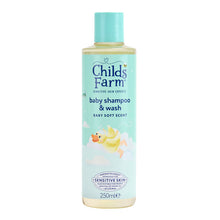 Carica l'immagine nel visualizzatore di Gallery, Child's Farm Baby Shampoo &amp; Body Wash 250ml 3 Pack
