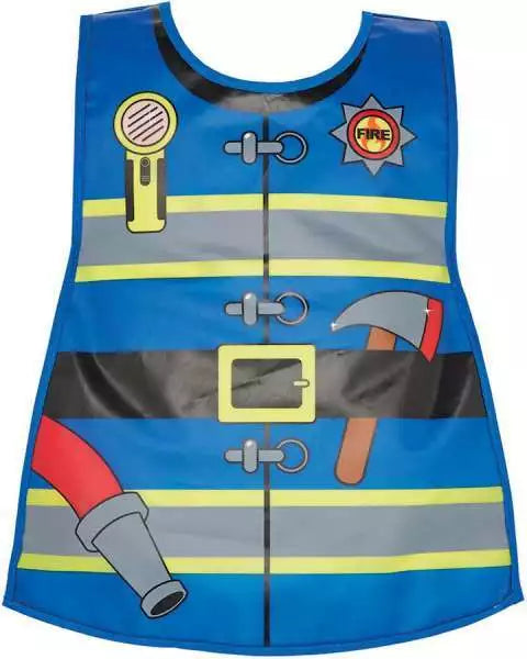 Children's Fireman Wipe Clean Tabard