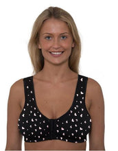 Lade das Bild in den Galerie-Viewer, 3 Pack Gemm Front Fastening Stretch Cotton Multi Cup Bra Black Heart
