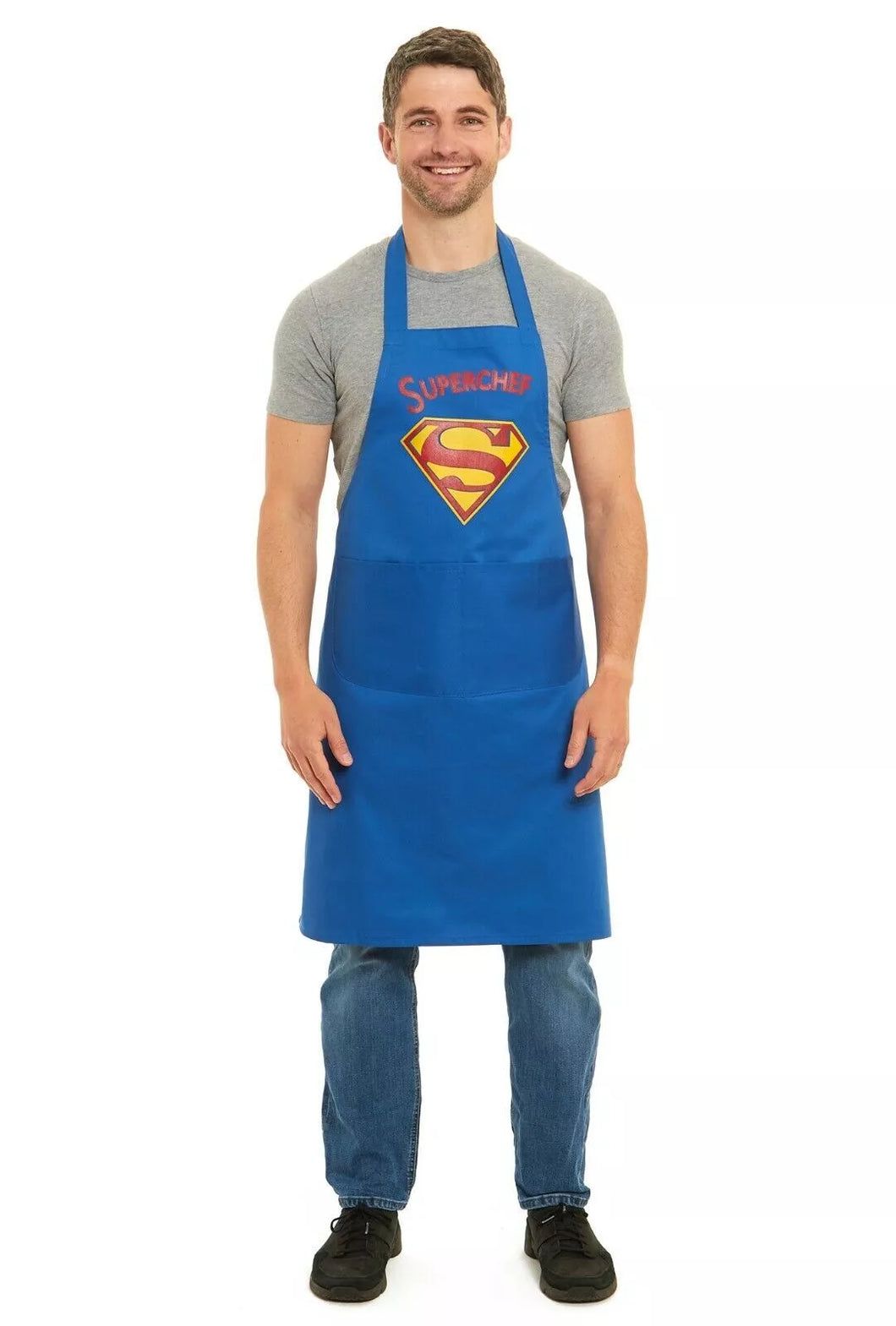 Superchef Barbeque Apron Blue