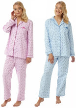 Afbeelding in Gallery-weergave laden, Holly 100% Brushed Cotton Wincyette Pyjamas
