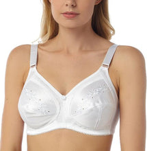 Carica l'immagine nel visualizzatore di Gallery, Marlon Ladies Embroidered Soft Cup Bra White
