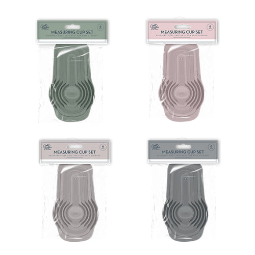 Natural Measuring Cup Set 6 Pack