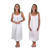 Load image into Gallery viewer, Ladies English Made Poly Cotton Strappy Nightdress
