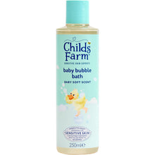 Carica l'immagine nel visualizzatore di Gallery, Child's Farm Baby Bubble Bath 250ml 3 Pack
