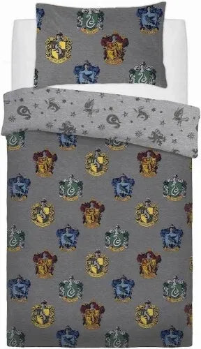 Harry Potter Sorted Reversible Duvet Cover Bedding Set Single