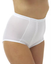 Load image into Gallery viewer, Ladies Medium Control Lace Panel Brief Girdle
