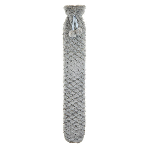 Long Hot Water Bottle Grey 2L