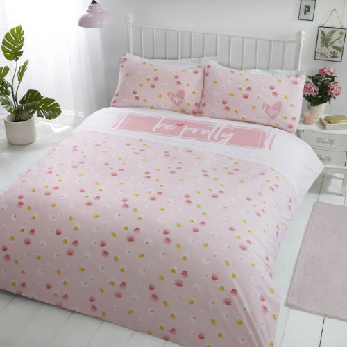 Be Pretty Duvet Cover Bedding Set Pink