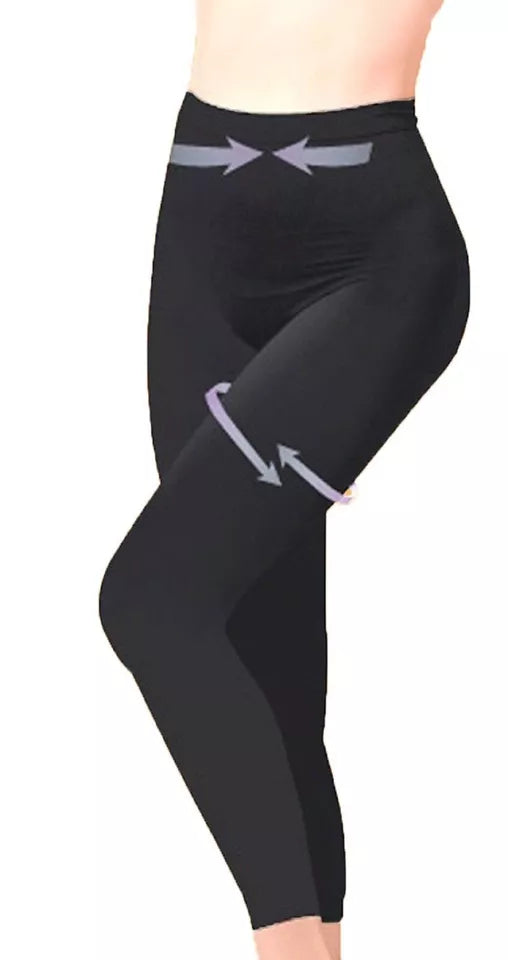 Seamless Control  Shapewear Leggings Black