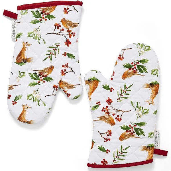 A Winters Tale Christmas 2 Pack Gauntlet Oven Gloves