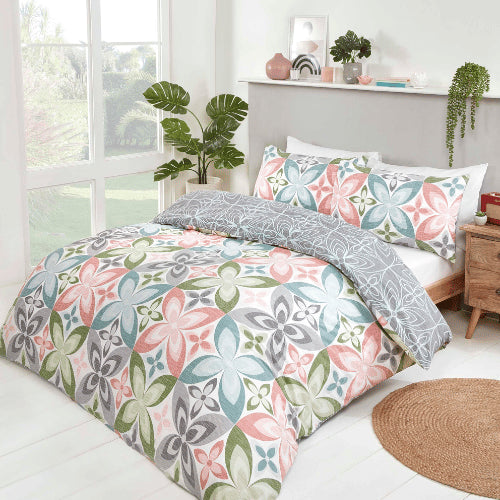 Reileigh Reversible Duvet Cover Bedding Set