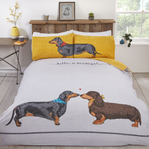 Hello Sausage Duvet Cover Bedding Set