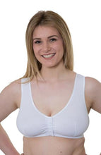 Carica l'immagine nel visualizzatore di Gallery, Gemm Front Fastening Stretch Cotton Multi Cup Bra White
