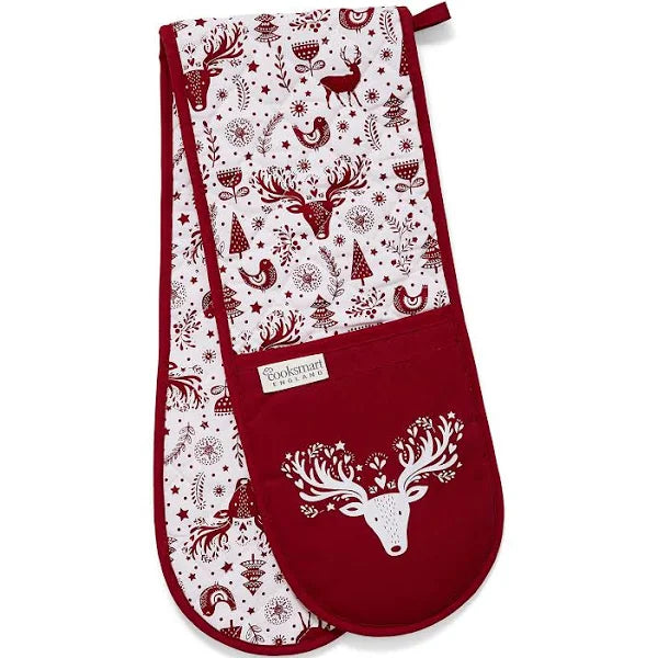 A Nordic Christmas Double Oven Gloves