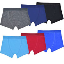 Load image into Gallery viewer, Boys Plain Design Trunks Assorted 3 Pack
