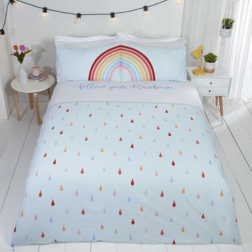 Follow Your Rainbow Duvet Cover Bedding Set