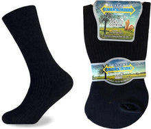 Load image into Gallery viewer, 6 Pairs Mens Extra Wide Diabetic 100% Cotton Oedema Socks UK 6-11
