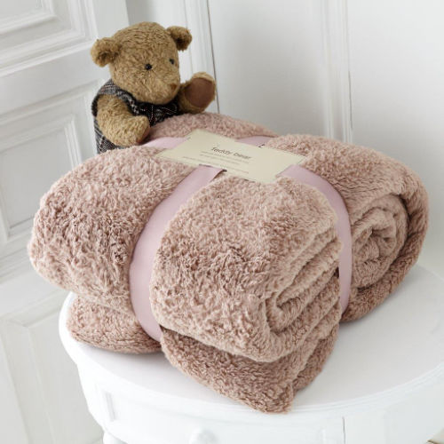 Teddy Throw 130cm x 180cm Mink