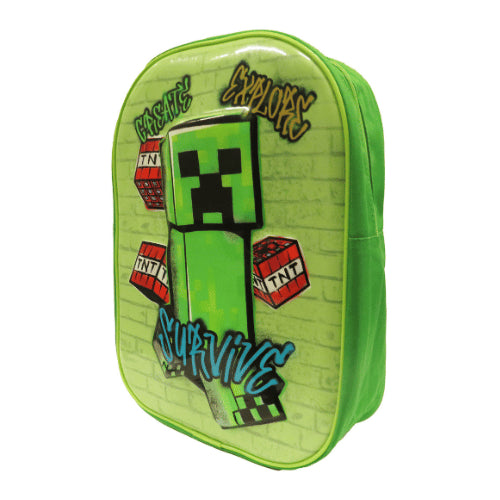 Minecraft 3D Premium Junior School Backpack