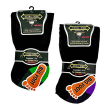 Afbeelding in Gallery-weergave laden, 6 Pairs Mens Extra Wide Bigfoot Diabetic Non Elastic Oedema Sole Socks UK 11-14
